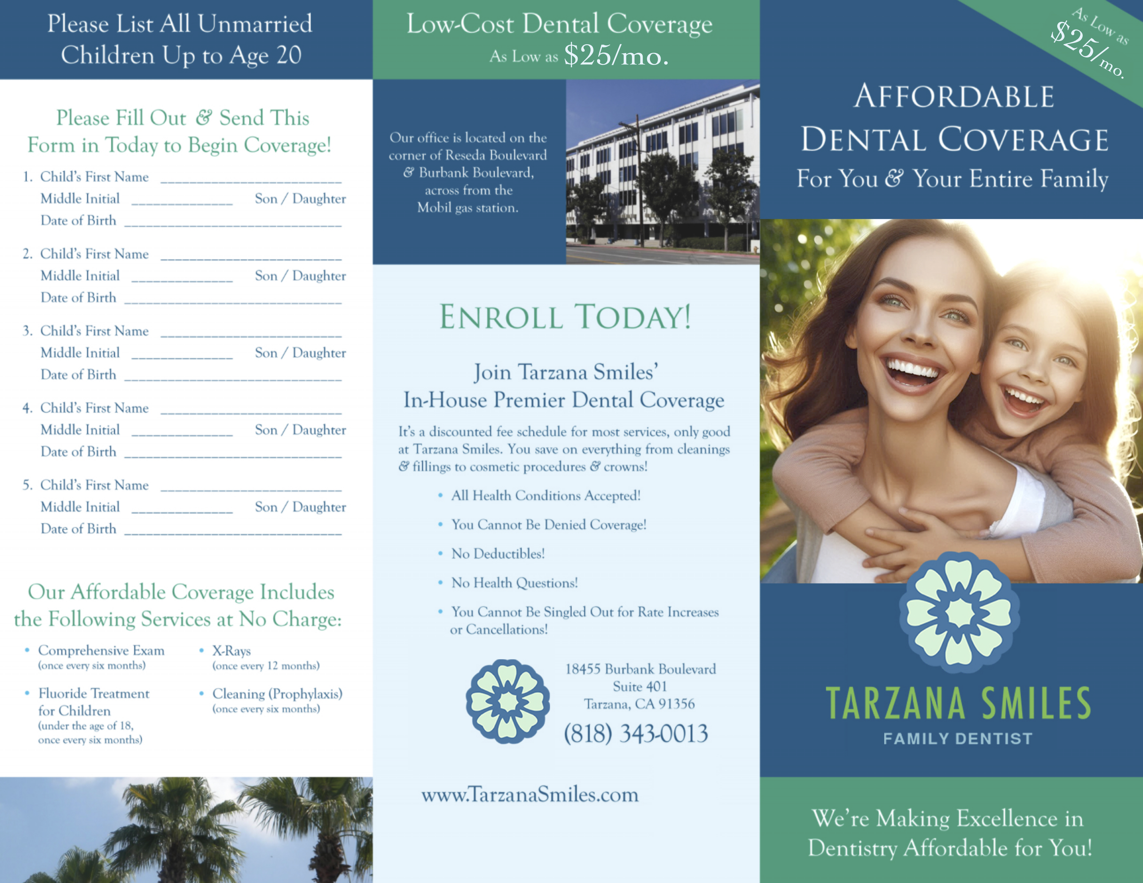 tarzana smiles low cost dental plan